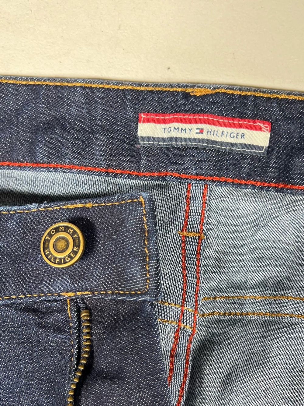 Tommy Hilfiger Size 16 High Rise Stretch Medium Wash Denim Skinny Jeans - Picture 15 of 16